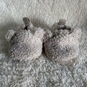 Carter's Cozy Cream Baby Bear Booties